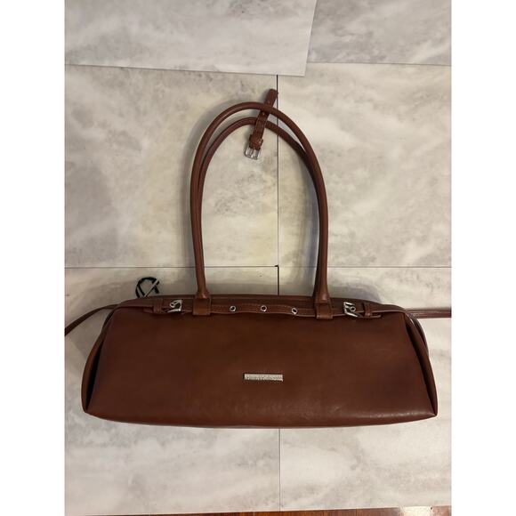 House of Harlow 1960 Handbags - House Of Harlow Autumn Brown Vegan Leather Shoulder Bag Purse NWT Baguette